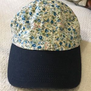 J Crew Floral Baseball Cap